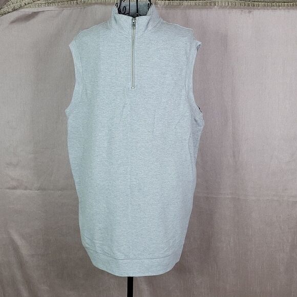BIG SKY OUTFITTERS Gray Sleeveless Men's Shirt Medium - Picture 1 of 5